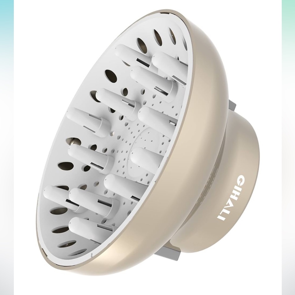 Gihali Hair Dryer Diffuser in Gold for Curly Hair